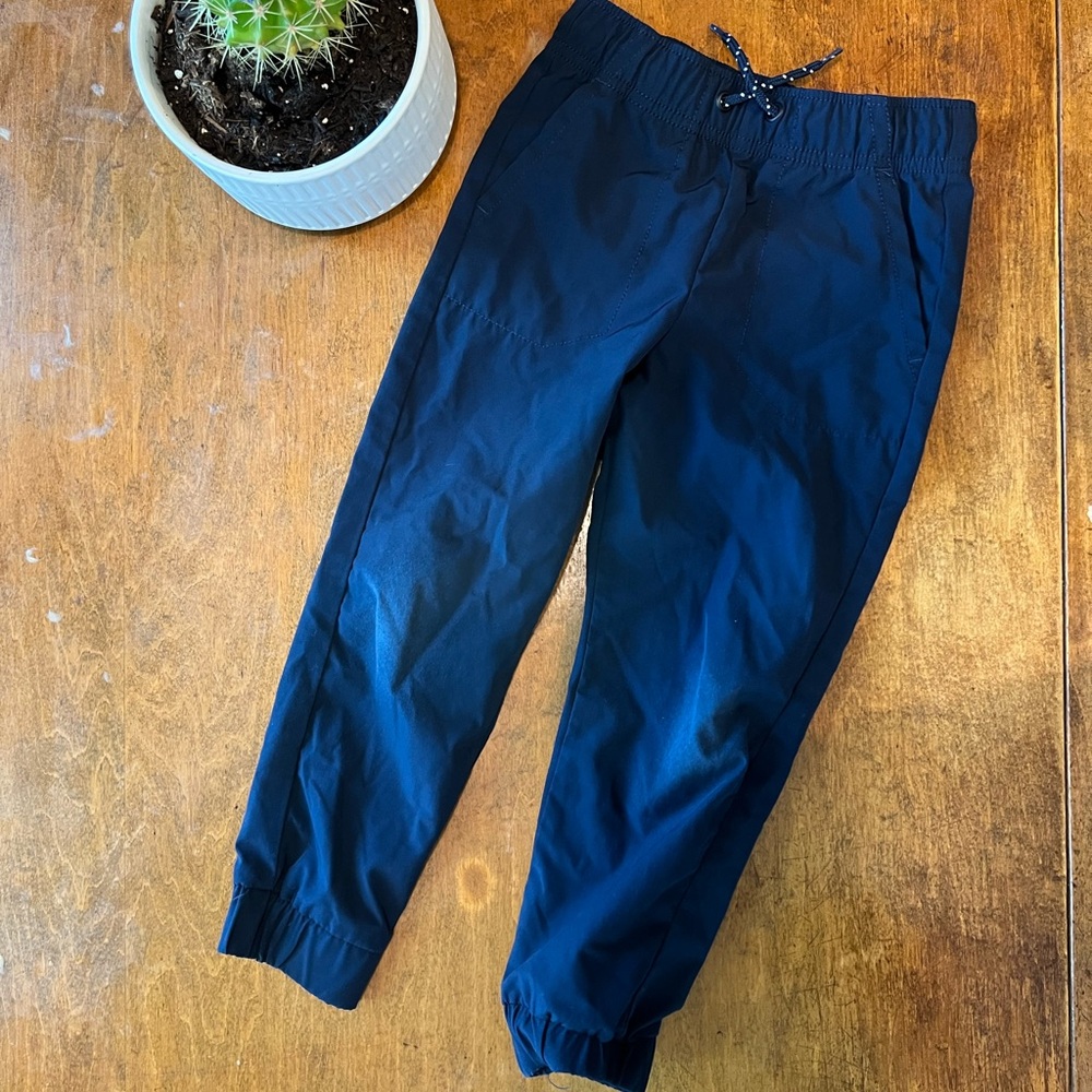 Jumping Beans Boys 4T Navy Wind Pants Joggers Lightweight Pull On Play Pants